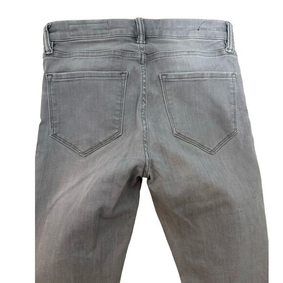 ALLSAINTS Grace Slashed Skinny Jeans In Gray Size 26 - Picture 6 of 10